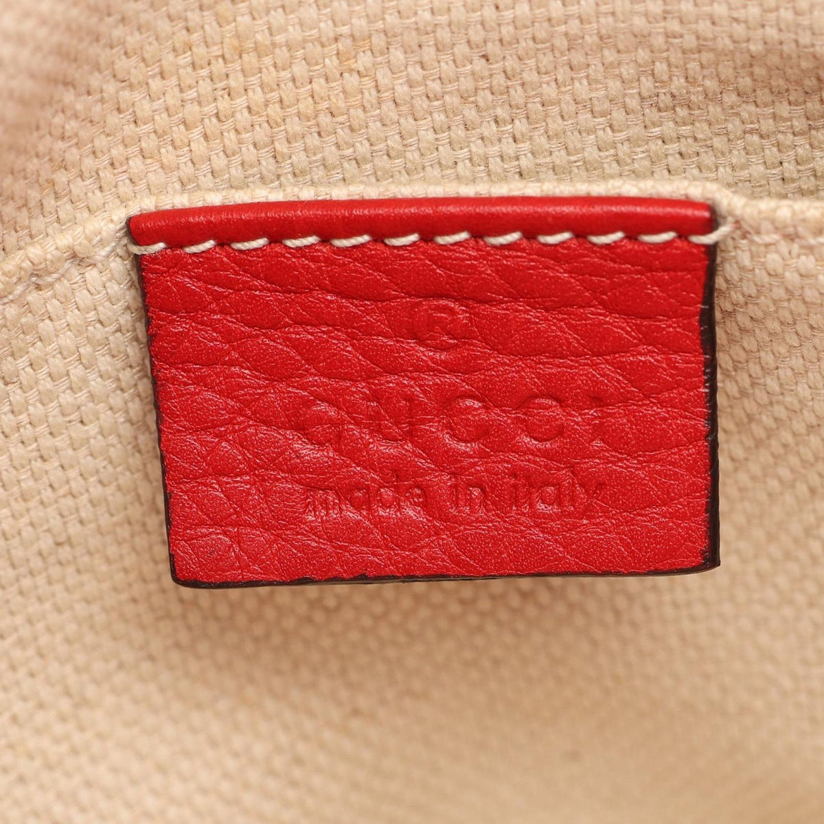 Gucci Shoulder Bag Soho Red Leather Chain — view 4