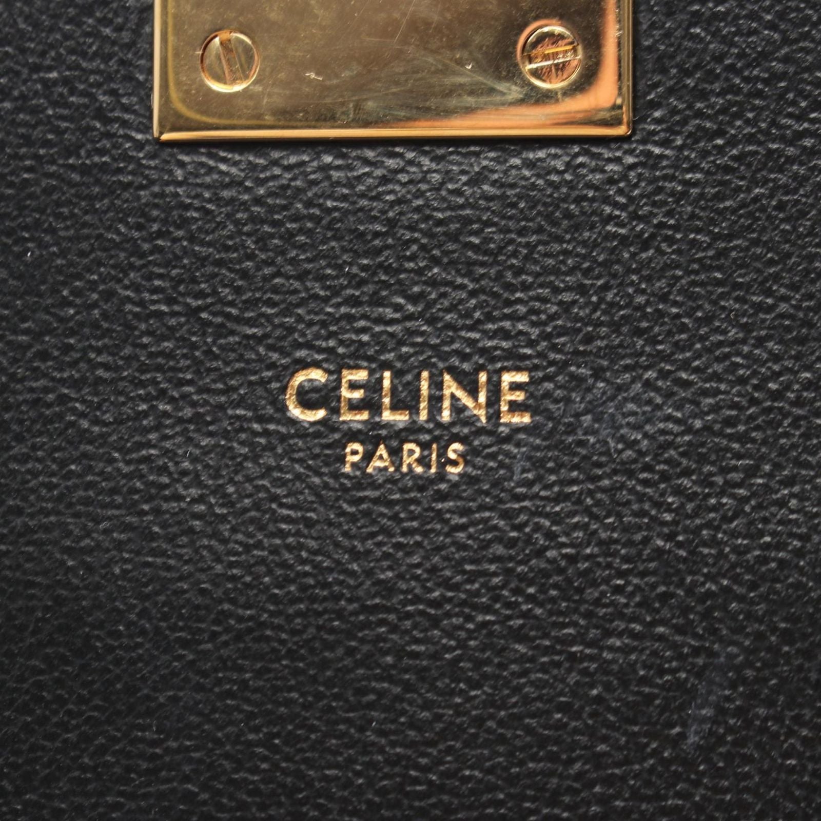 Celine Shoulder Bag C Small Black Leather C Chain — view 4
