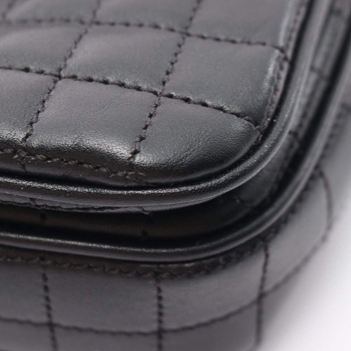 Celine Shoulder Bag C Small Black Leather C Chain — view 6