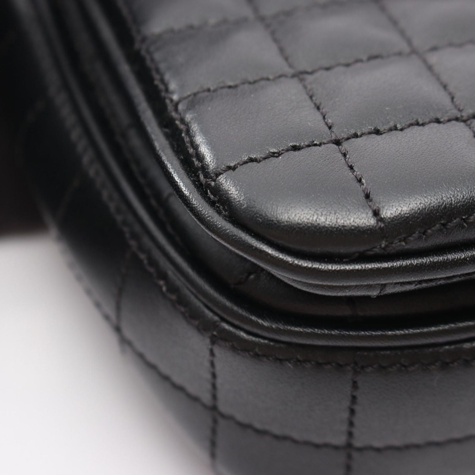 Celine Shoulder Bag C Small Black Leather C Chain — view 5