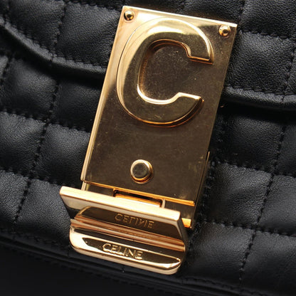 Celine Shoulder Bag C Small Black Leather C Chain — view 7