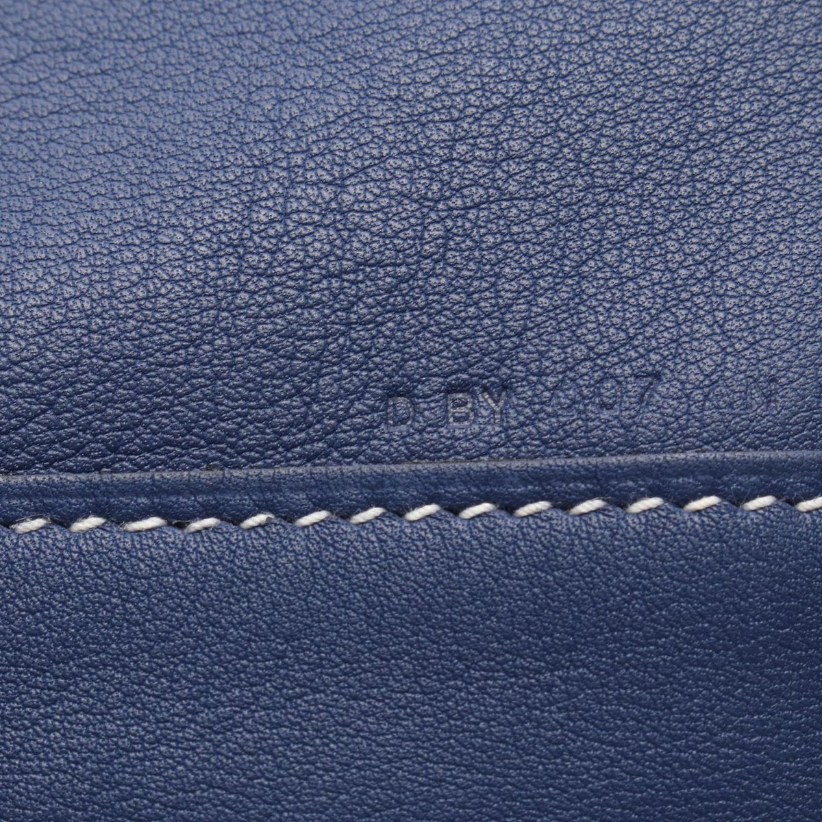Hermes Tote Double Sens 36 Blue Saphir Nata Orange 36 — view 5