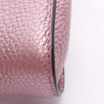 Fendi Handbag Peekaboo Nano Pink Purple Leather — view 7