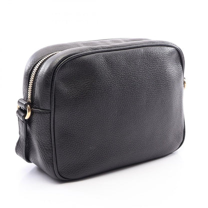 Gucci Shoulder Bag Soho Disco Interlocking G Black Leather Small — view 2