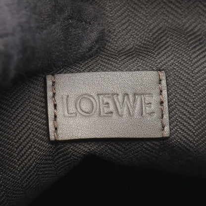 Loewe Shoulder Bag Cubby Regular Dark Brown Ivory Leather — view 4