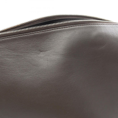 Loewe Shoulder Bag Cubby Regular Dark Brown Ivory Leather — view 5
