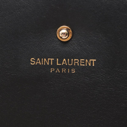 Saint Laurent Paris Shoulder Bag Classic Black Leather Chain Wallet — view 5