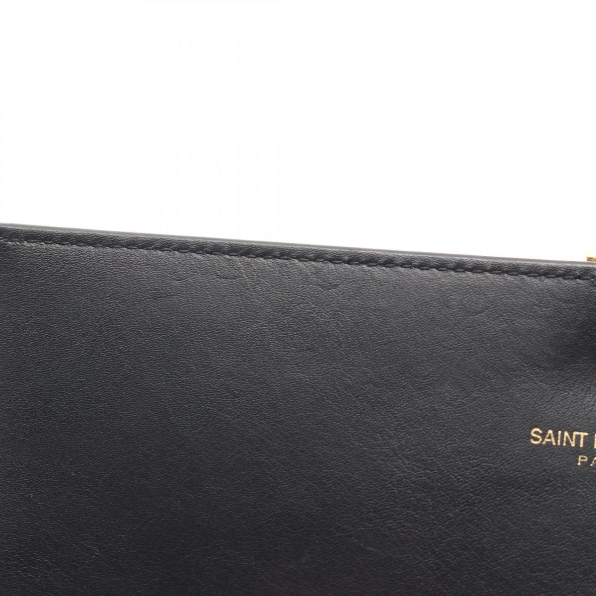 Saint Laurent Paris Shoulder Bag Classic Black Leather Chain Wallet — view 6