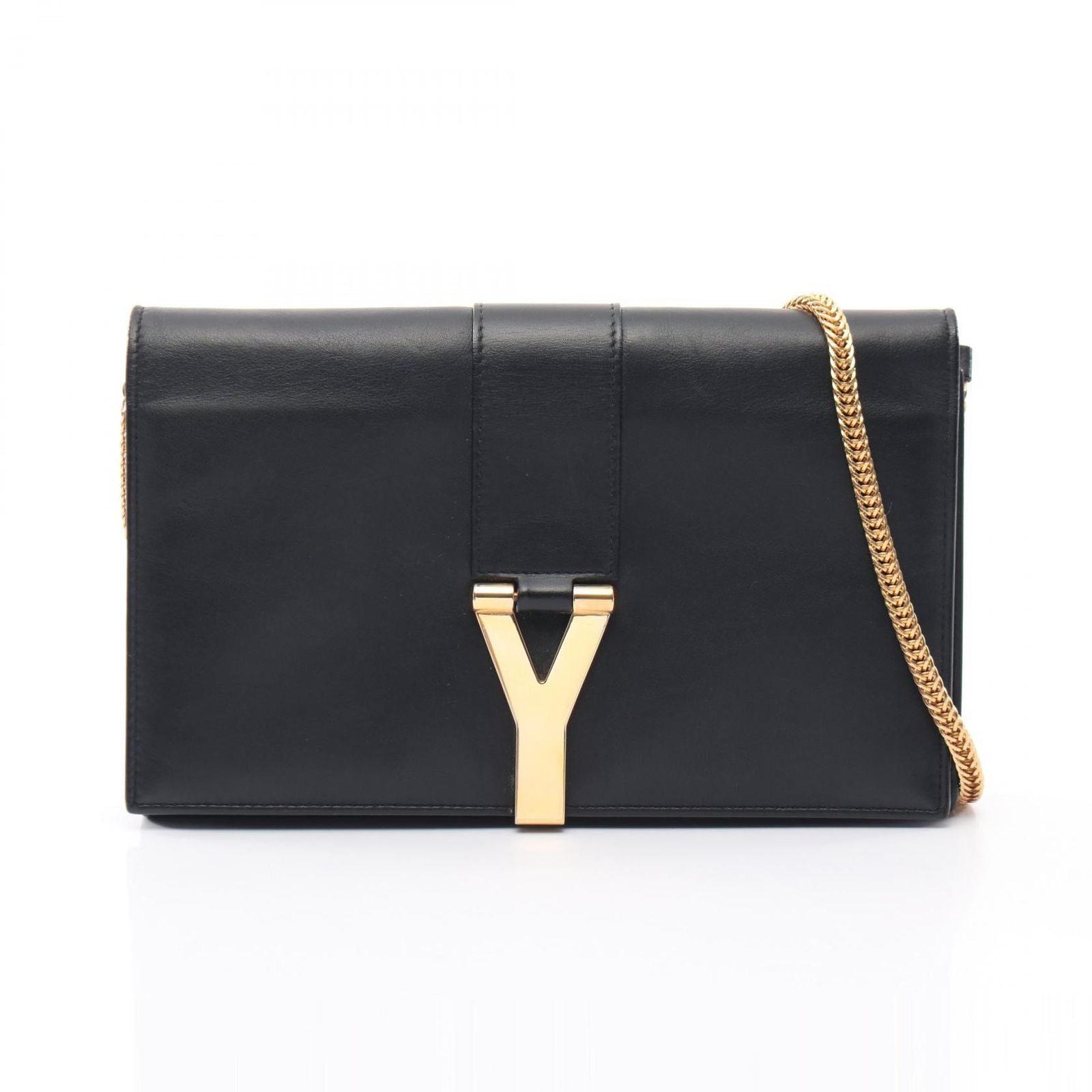 Saint Laurent Paris Shoulder Bag Classic Black Leather Chain Wallet