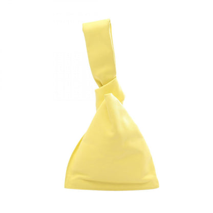 Bottega Veneta Clutch Mini the Twist Yellow Leather