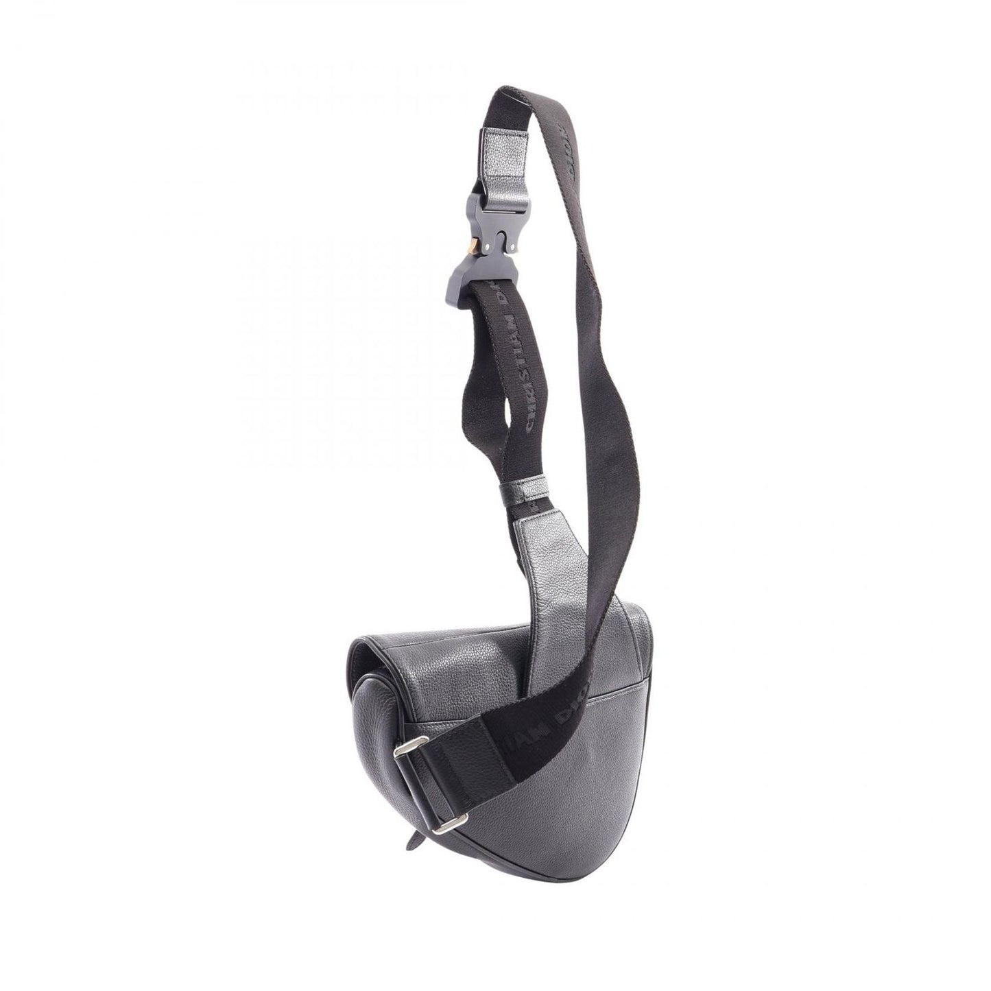 Dior Waist Bag Saddle Black Leather — view 2