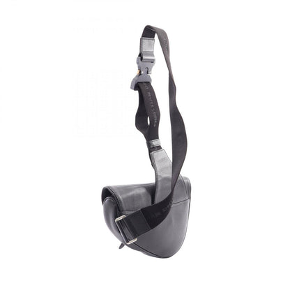 Dior Waist Bag Saddle Black Leather — view 2