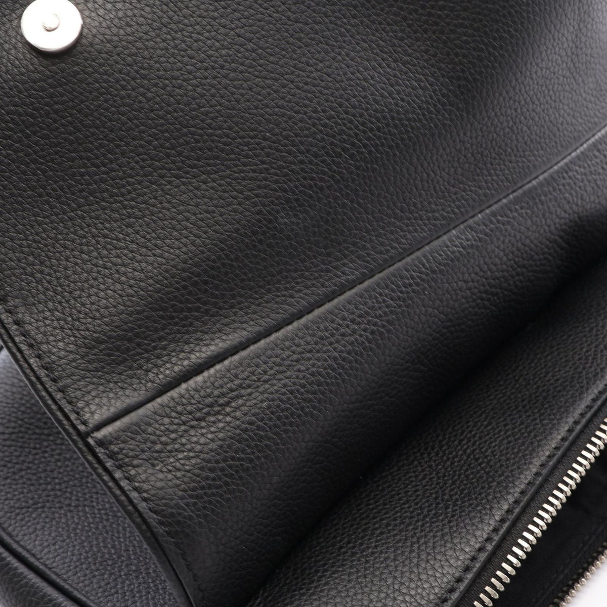 Dior Waist Bag Saddle Black Leather — view 5