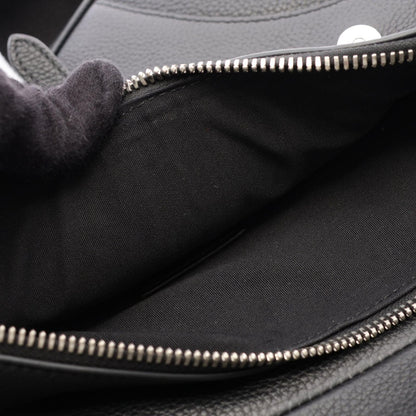 Dior Waist Bag Saddle Black Leather — view 7