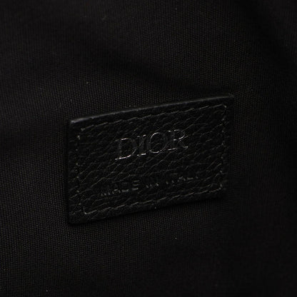 Dior Waist Bag Saddle Black Leather — view 4