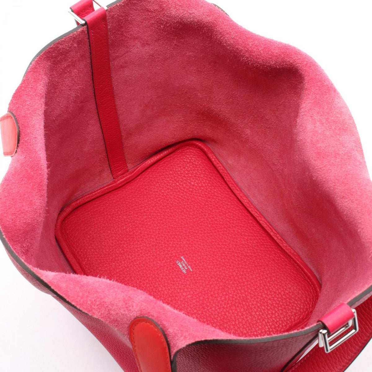 Hermes Handbag Picotin Lock MM Rose Mexico Rouge de Coeur Leather Eclat — view 3