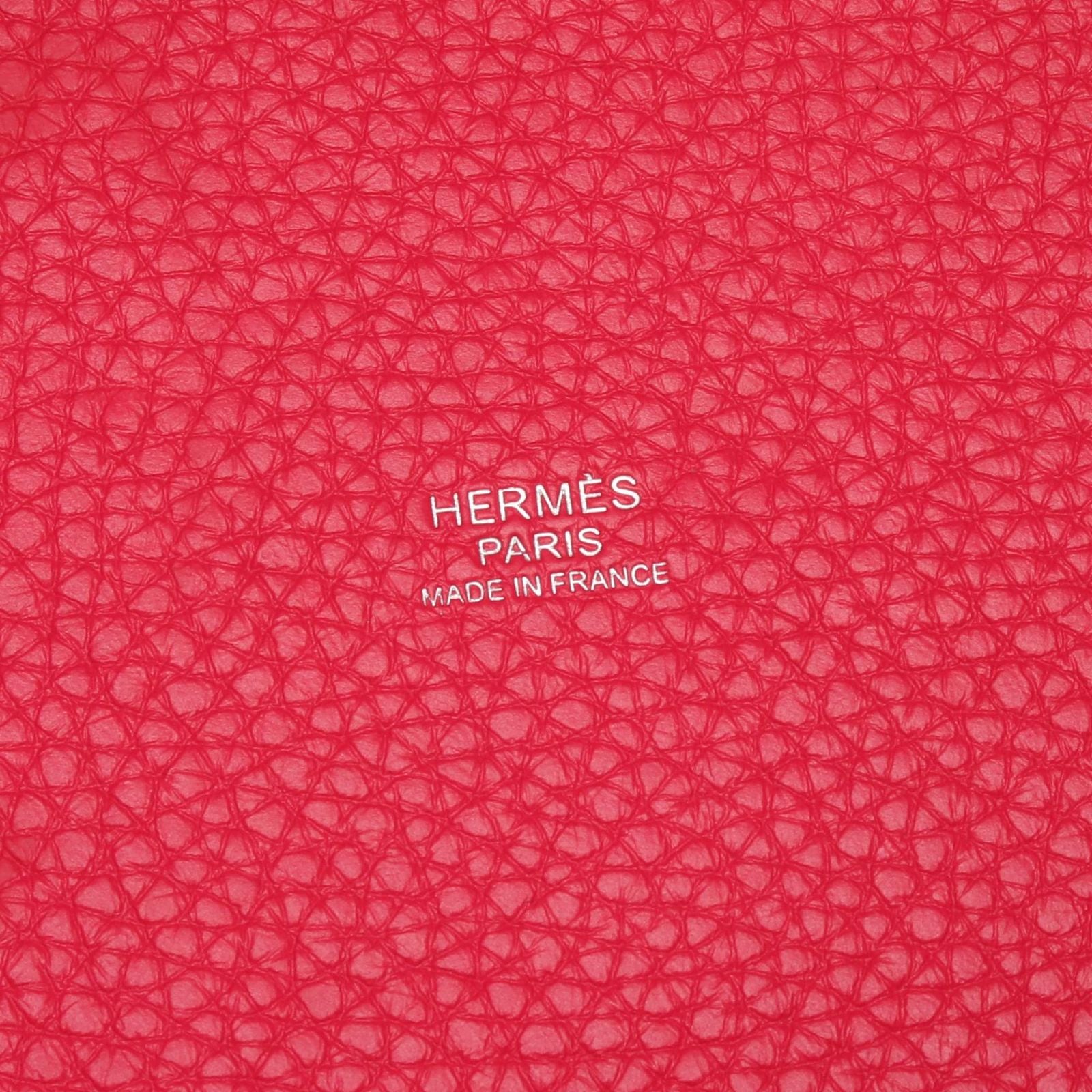 Hermes Handbag Picotin Lock MM Rose Mexico Rouge de Coeur Leather Eclat — view 4