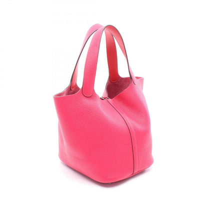 Hermes Handbag Picotin Lock MM Rose Mexico Rouge de Coeur Leather Eclat — view 2
