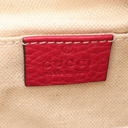Gucci Backpack Bamboo Tassel Magenta Leather — view 4