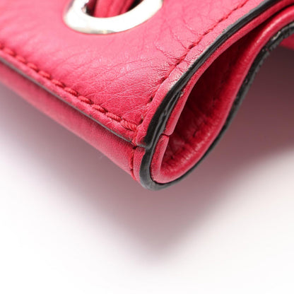 Gucci Backpack Bamboo Tassel Magenta Leather — view 7