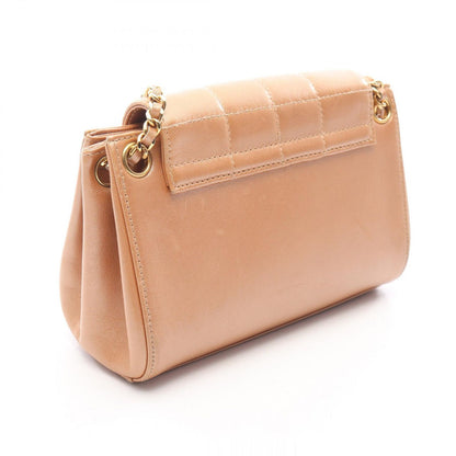Chanel Shoulder Bag 2.55 Choco Bar Pink Gold Lambskin Small Flap Chain — view 2