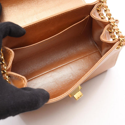 Chanel Shoulder Bag 2.55 Choco Bar Pink Gold Lambskin Small Flap Chain — view 3