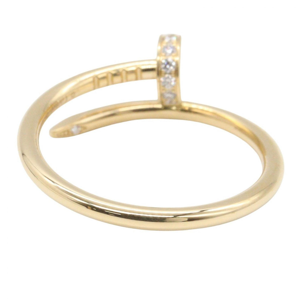 Cartier Ring Juste Un Clou Diamond Small 18k Pink Gold — view 3