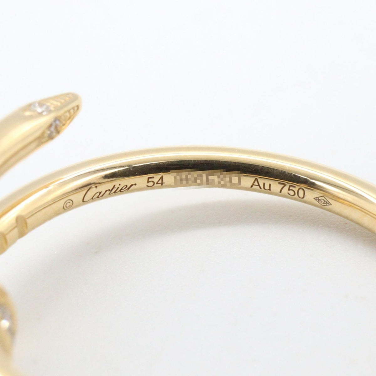 Cartier Ring Juste Un Clou Diamond Small 18k Pink Gold — view 4
