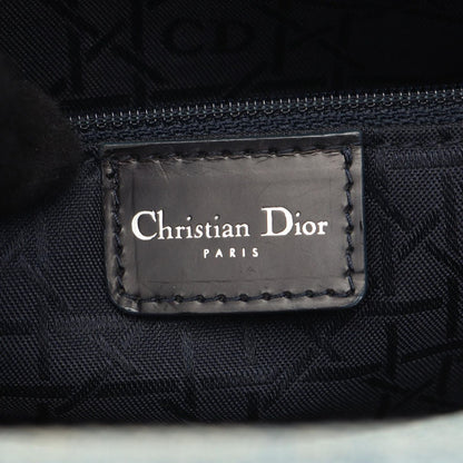 Dior Handbag Lady Dior Large Cannage 2-Way Light Blue Denim Tote — view 4