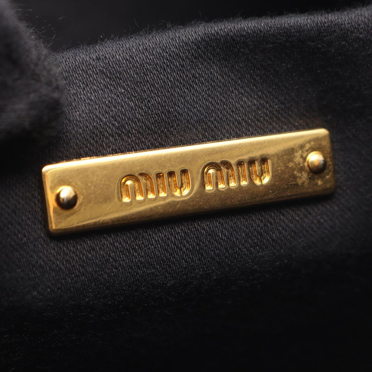 Miu Miu Clutch Matelasse Black Leather — view 4