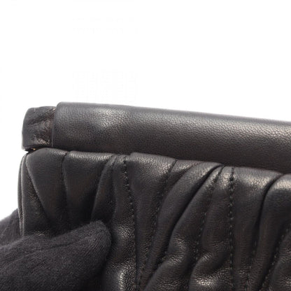 Miu Miu Clutch Matelasse Black Leather — view 7