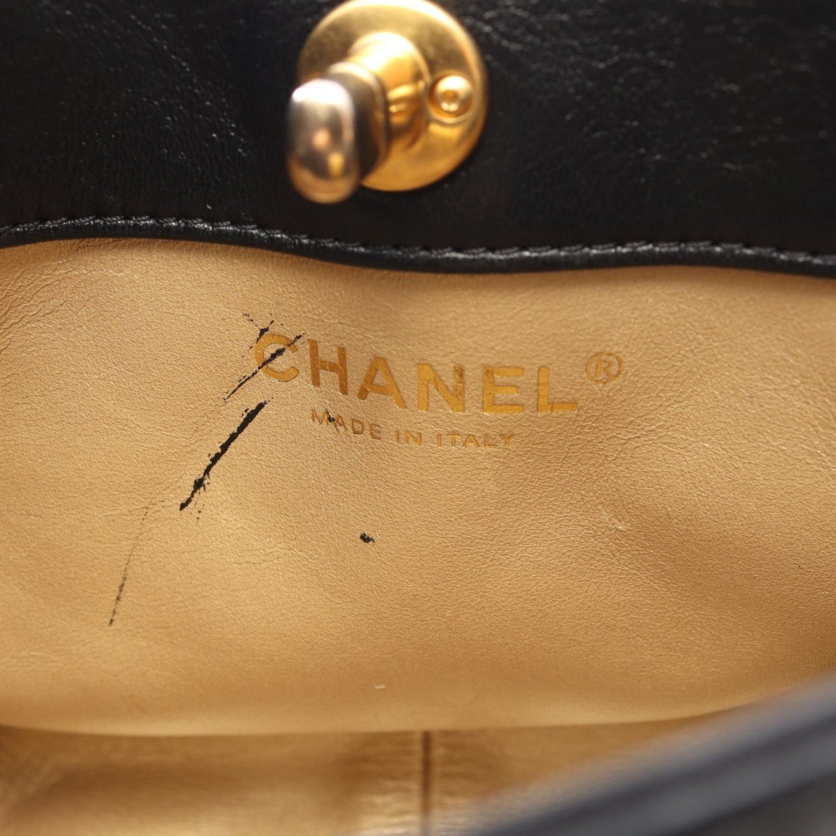 Chanel Shoulder Bag Quilted Small Hobo Black Lambskin Chain — view 4