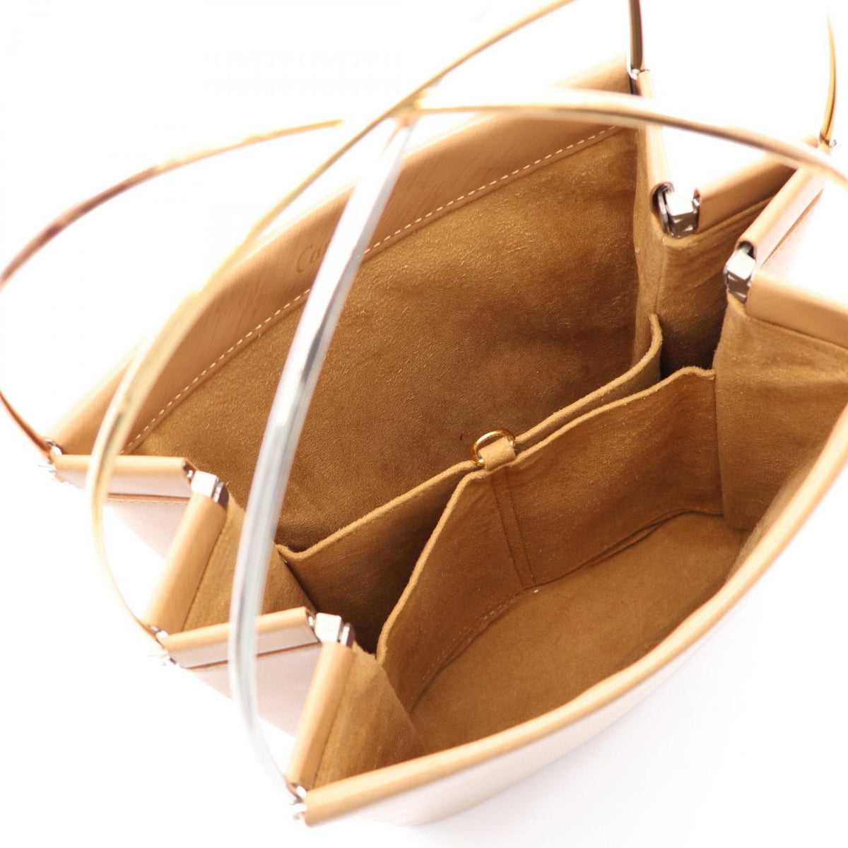 Cartier Handbag Trinity Beige Leather — view 3