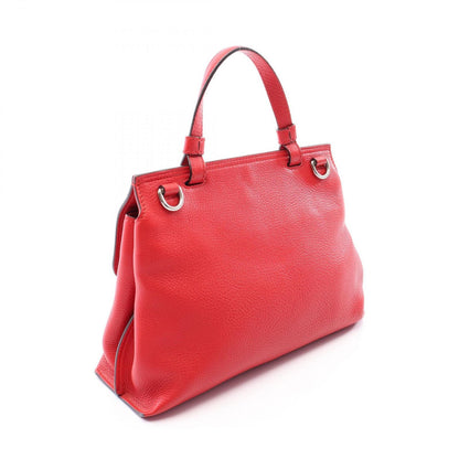 Gucci Handbag Bamboo Daily 2-Way Red Leather Small — view 2