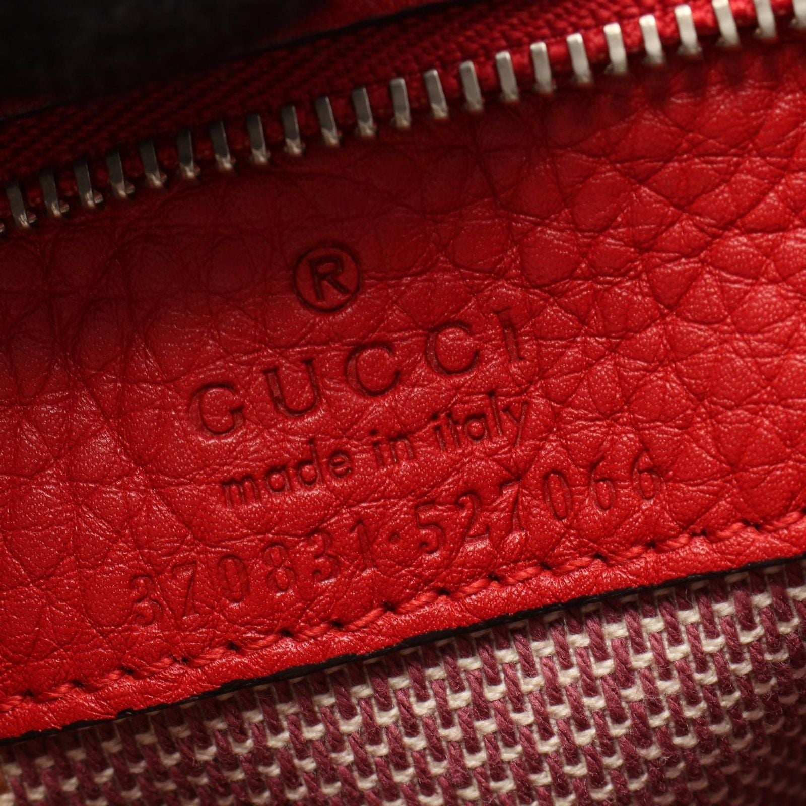 Gucci Handbag Bamboo Daily 2-Way Red Leather Small — view 4