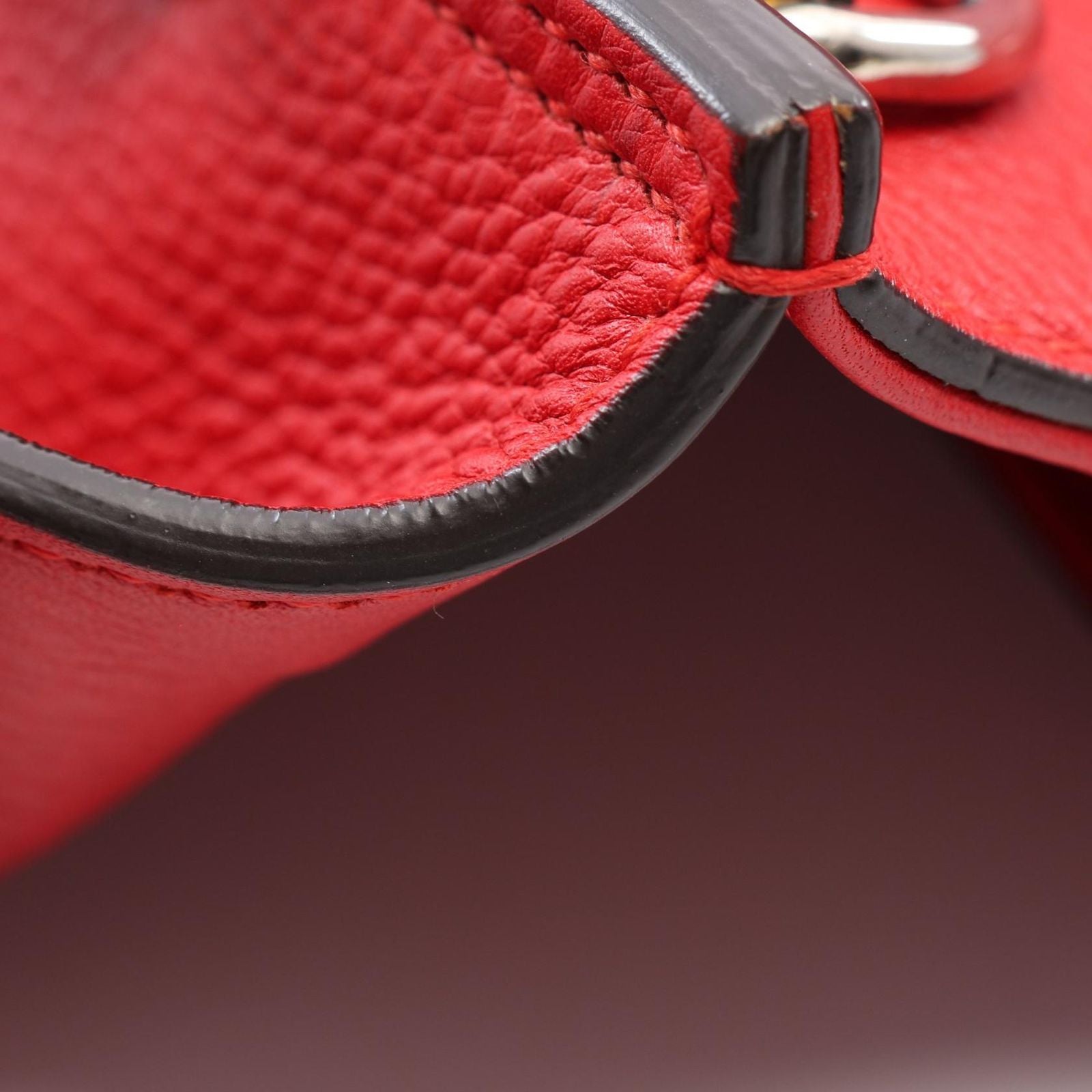 Gucci Handbag Bamboo Daily 2-Way Red Leather Small — view 5