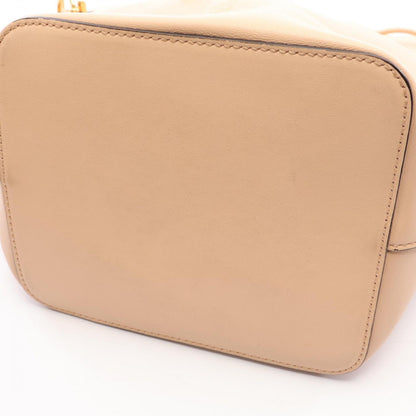 Fendi Shoulder Bag Montresor Beige Leather — view 6