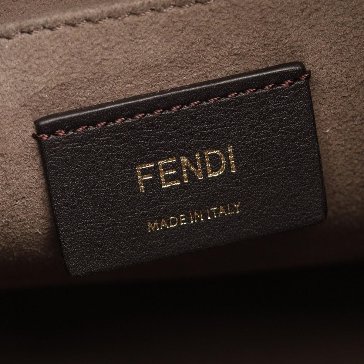 Fendi Shoulder Bag Montresor Beige Leather — view 4