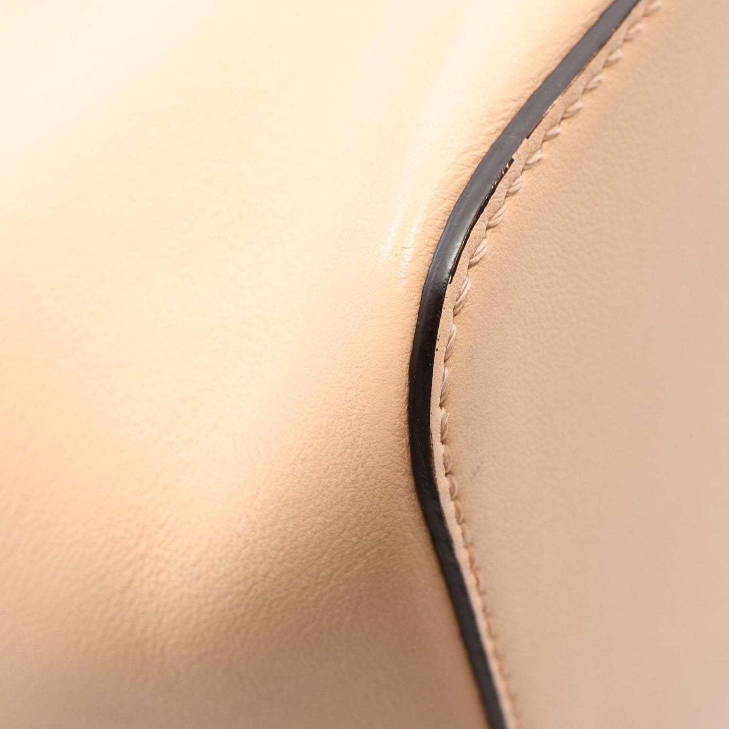 Fendi Shoulder Bag Montresor Beige Leather — view 8