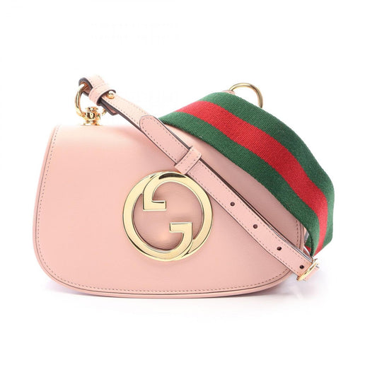 Gucci Shoulder Bag Blondie 2-Way Pink Green Red Leather Sherry Line Mini