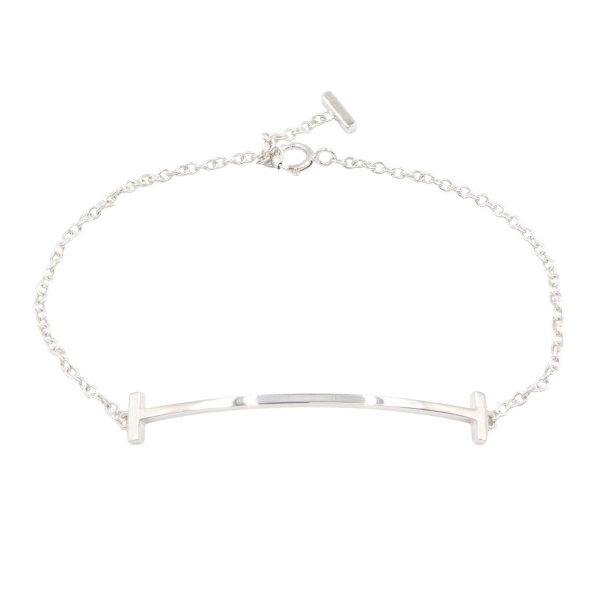 Tiffany & Co Bracelet T Smile Small 18k White Gold
