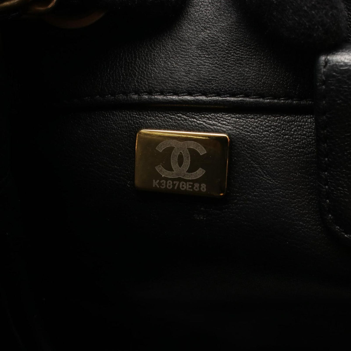 Chanel Shoulder Bag Quilted Small Black Ladiesskin — view 5
