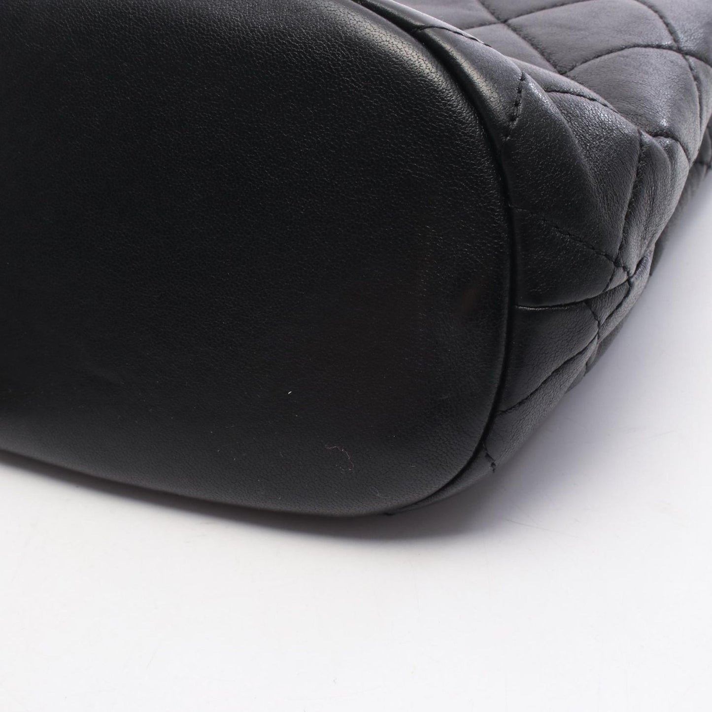 Chanel Shoulder Bag Quilted Small Black Ladiesskin — view 7