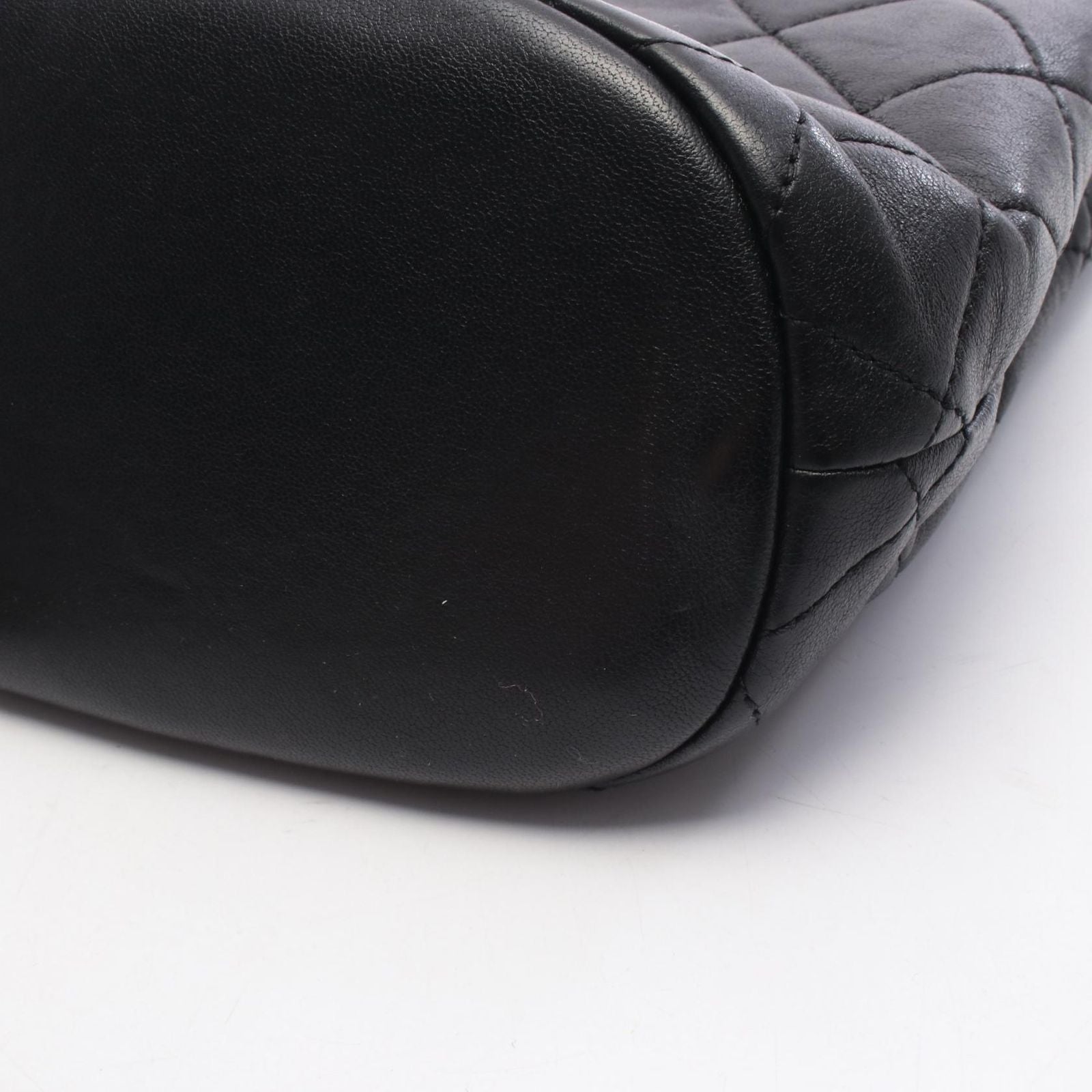 Chanel Shoulder Bag Quilted Small Black Ladiesskin — view 7