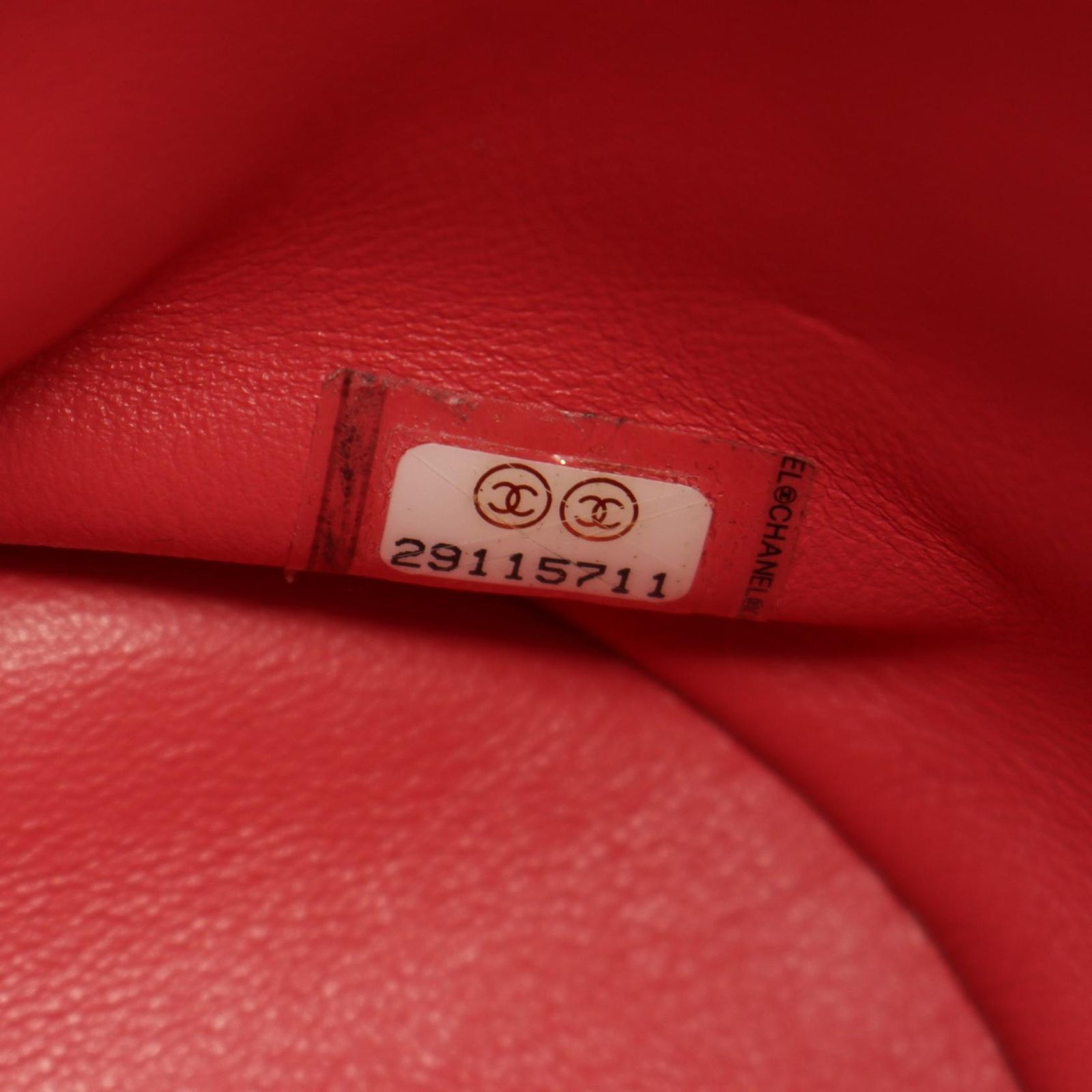 Chanel Backpack CC Filigree Quilted Pink Caviar Leather CC Chain — view 5