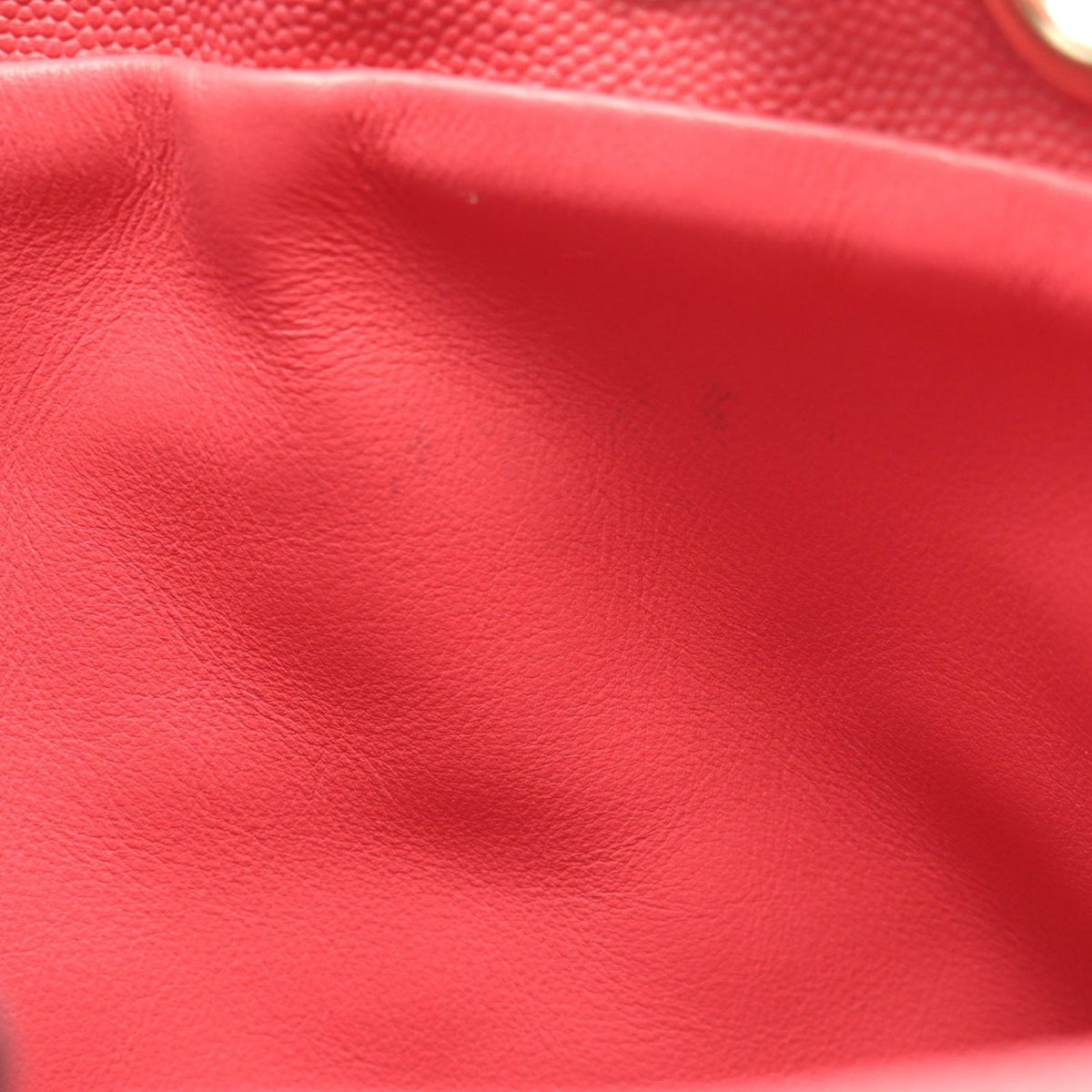 Chanel Backpack CC Filigree Quilted Pink Caviar Leather CC Chain — view 8