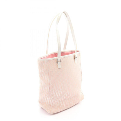 Dior Tote Trotter Pink White Canvas Leather — view 2