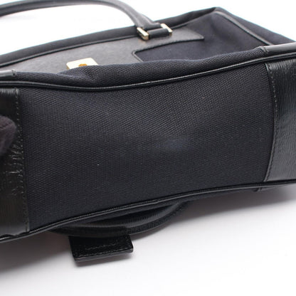Gucci Handbag G Logo Black Canvas Leather — view 7
