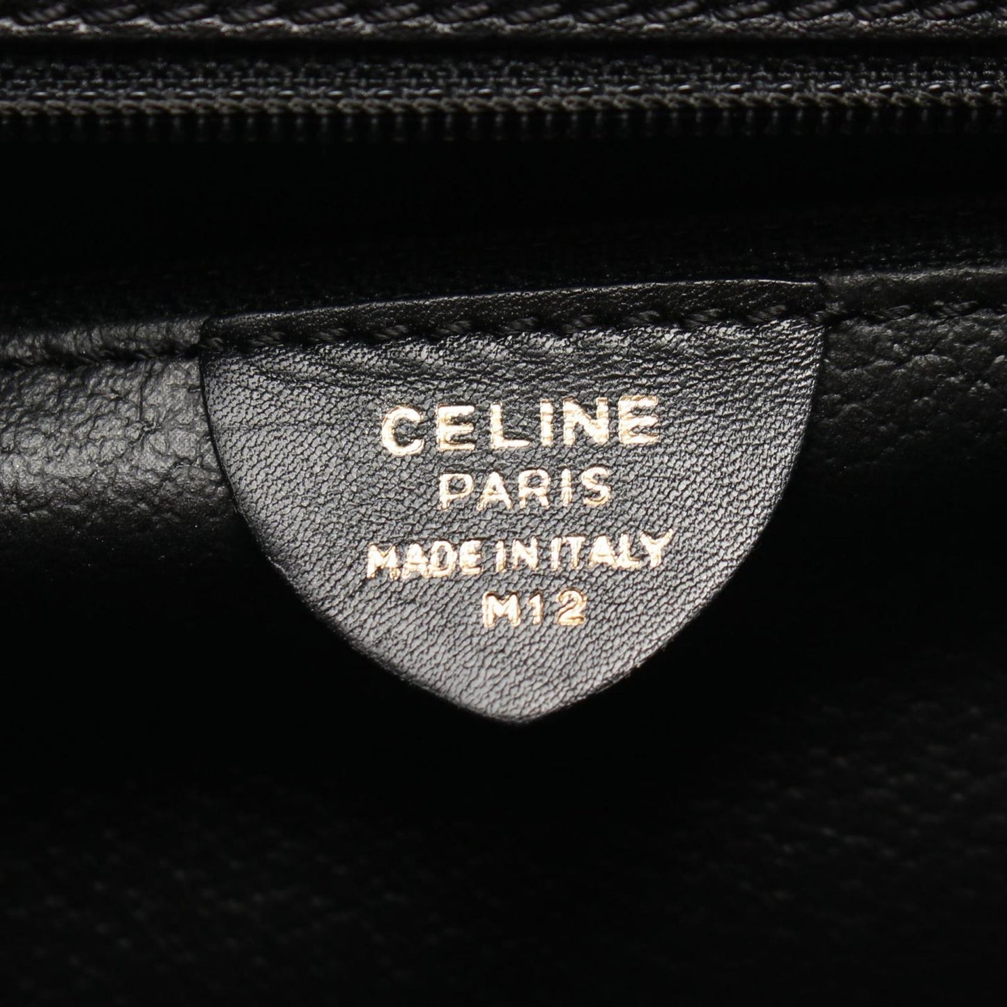 Celine Handbag Gancini Black Leather 2-Way — view 4