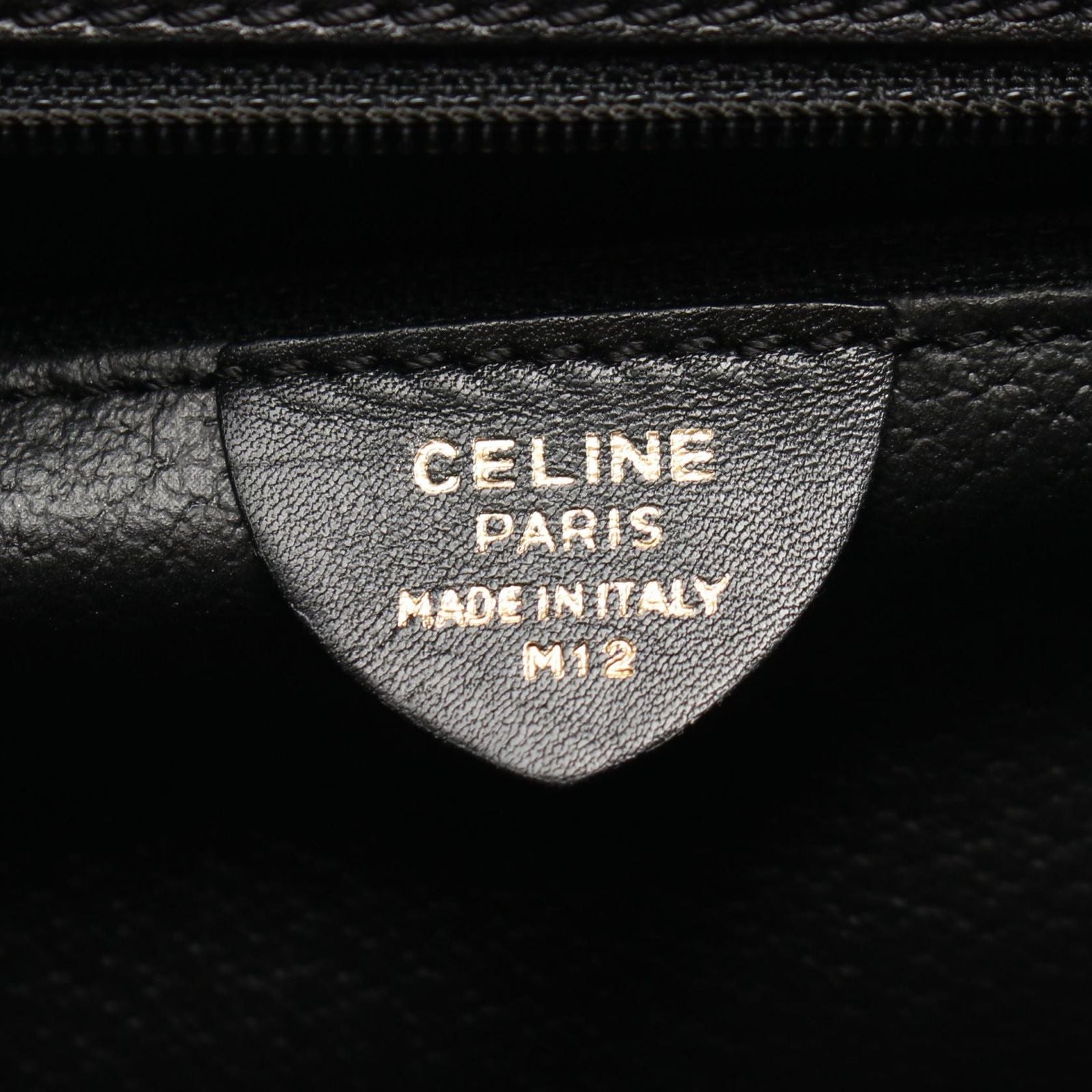 Celine Handbag Gancini Black Leather 2-Way — view 4